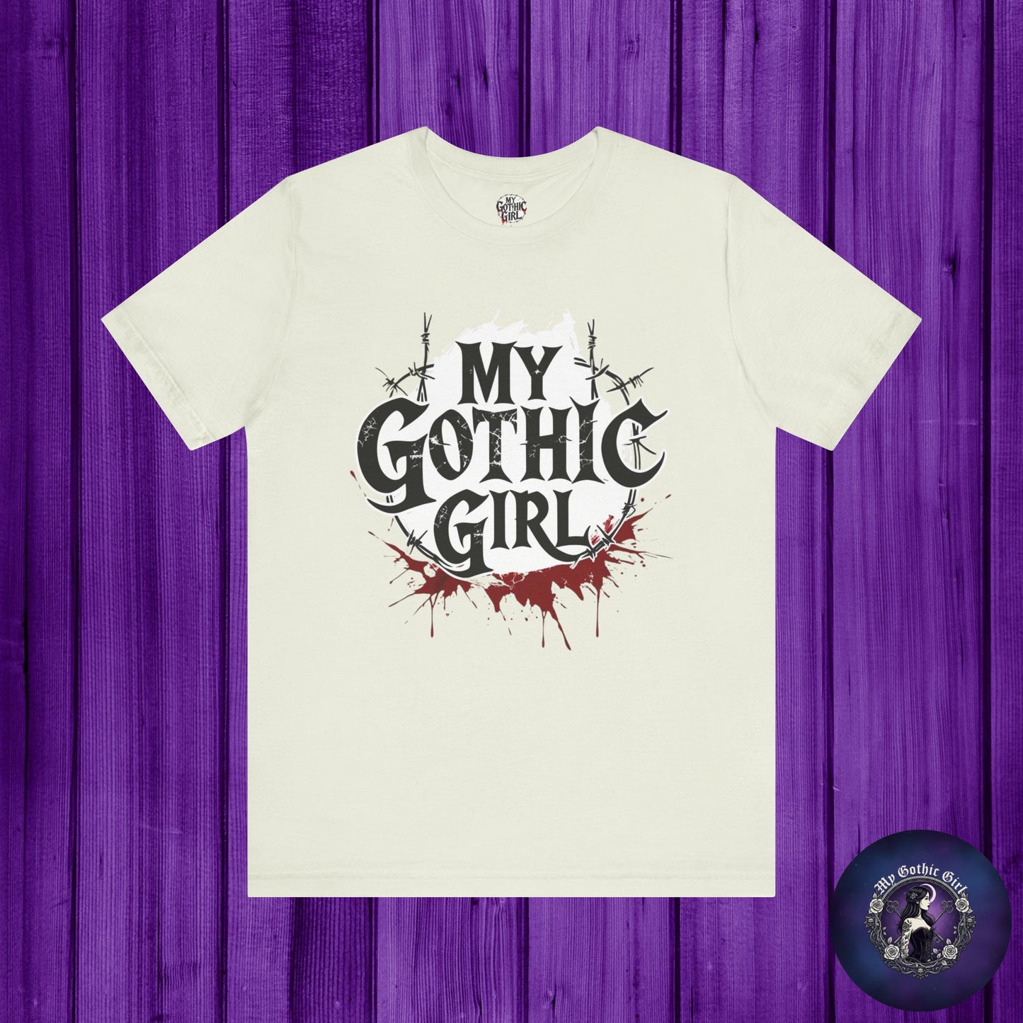My Gothic Girl Graphic Poetic Goth Graphic Tee – My Gothic Girl