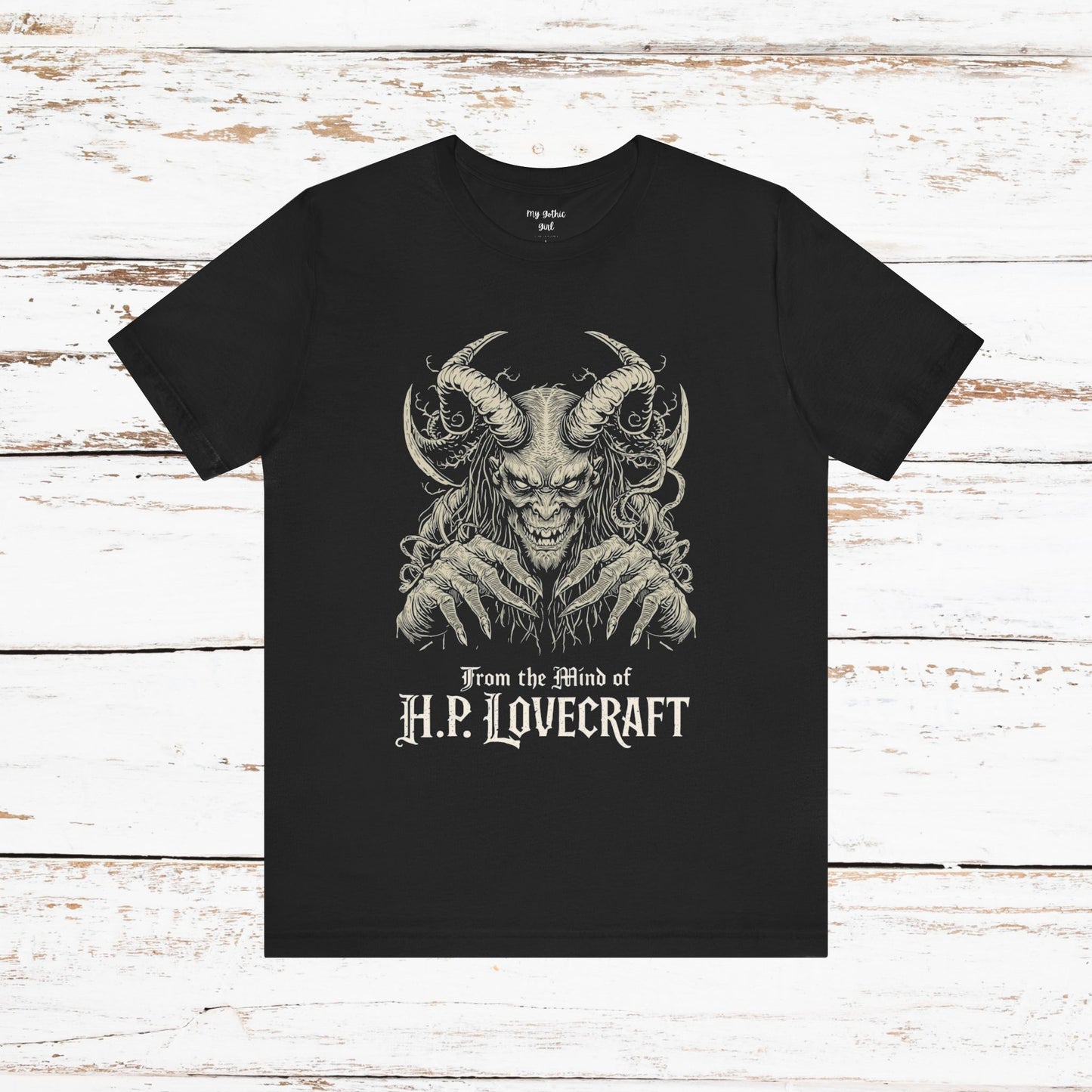 "From The Mind Of H.P. Lovecraft" Gothic Literary T-Shirt