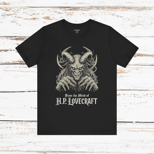 "From The Mind Of H.P. Lovecraft" Gothic Literary T-Shirt