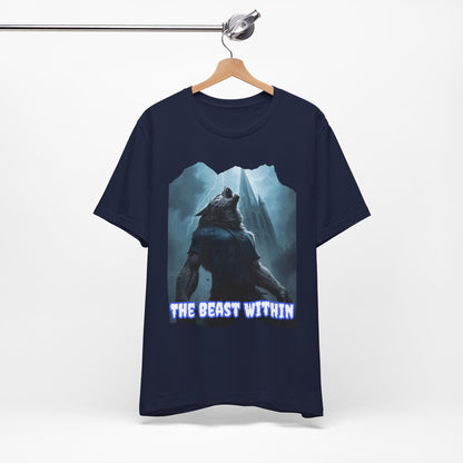 My Gothic Girl "The Beast Within" Graphic T-Shirt Unisex Gothic Dark Fashion Casual Wear
