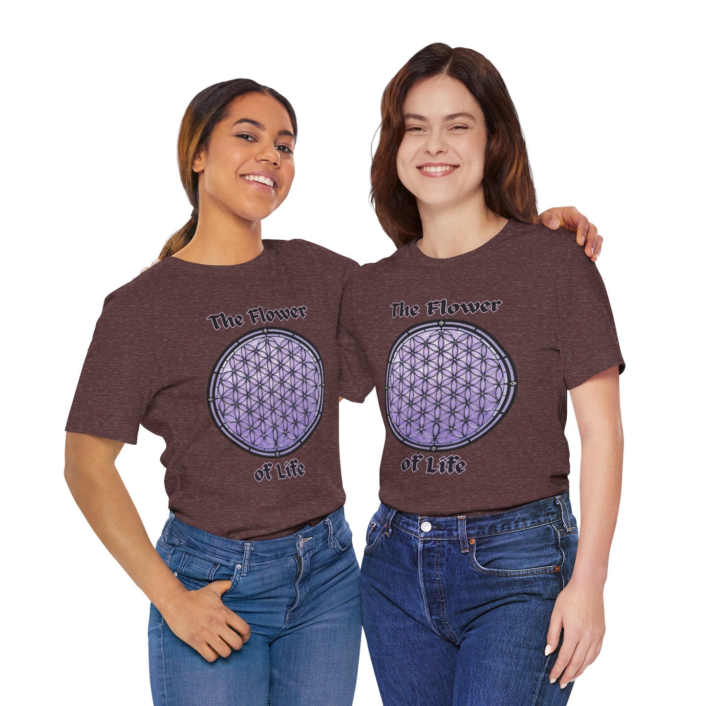"The Flower of Life"  Gothic Graphic T-Shirt – Alt Aesthetic Poetic Goth Street-wear
