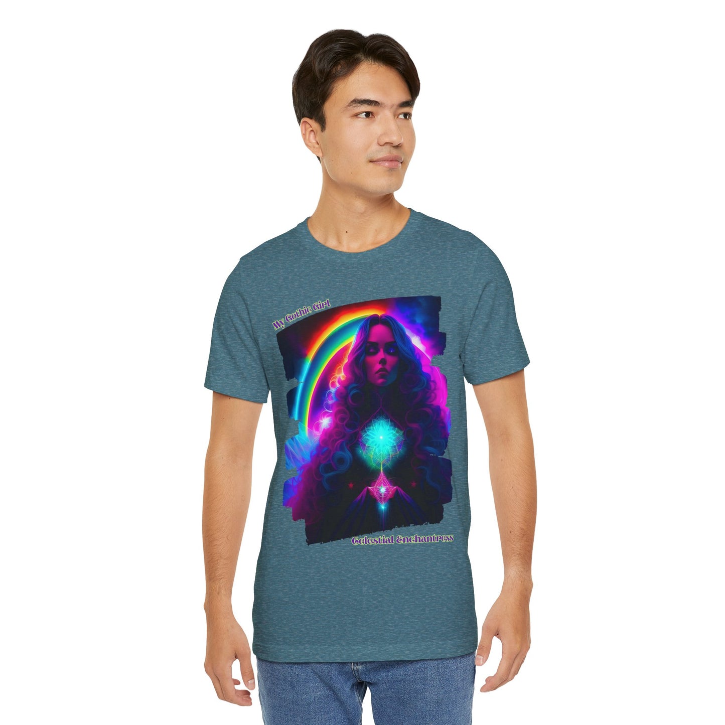Celestial Enchantress Poetic Goth Graphic Tee – My Gothic Girl
