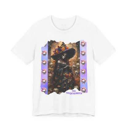My Gothic Girl Dia De Los Muertos Graphic Tee – Gothic Streetwear, Whimsy Goth, Dark Poetry Alt Fashion