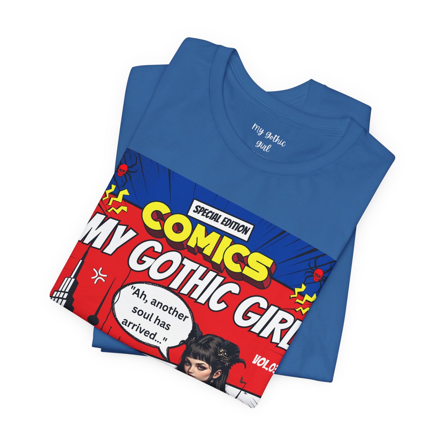 My Gothic Girl Comic Book Graphic Tee – Whimsy Goth Streetwear, Dark Poetry Fashion, Alt Aesthetic Apparel
