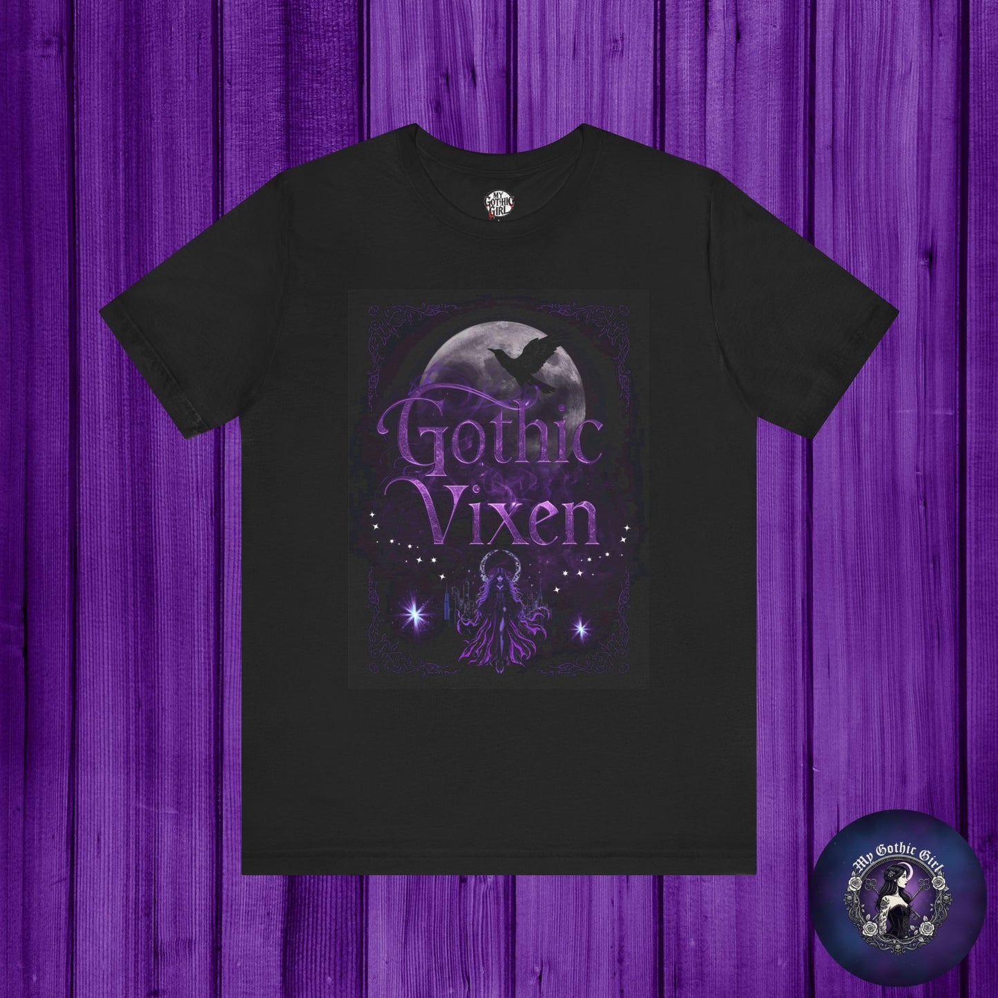 My Gothic Girl - "Gothic Vixen" Graphic T-Shirt – Alt Aesthetic Poetic Goth Street-wear