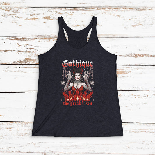 Gothique the Freak Vixen Racerback Tank — Gothic Vixen