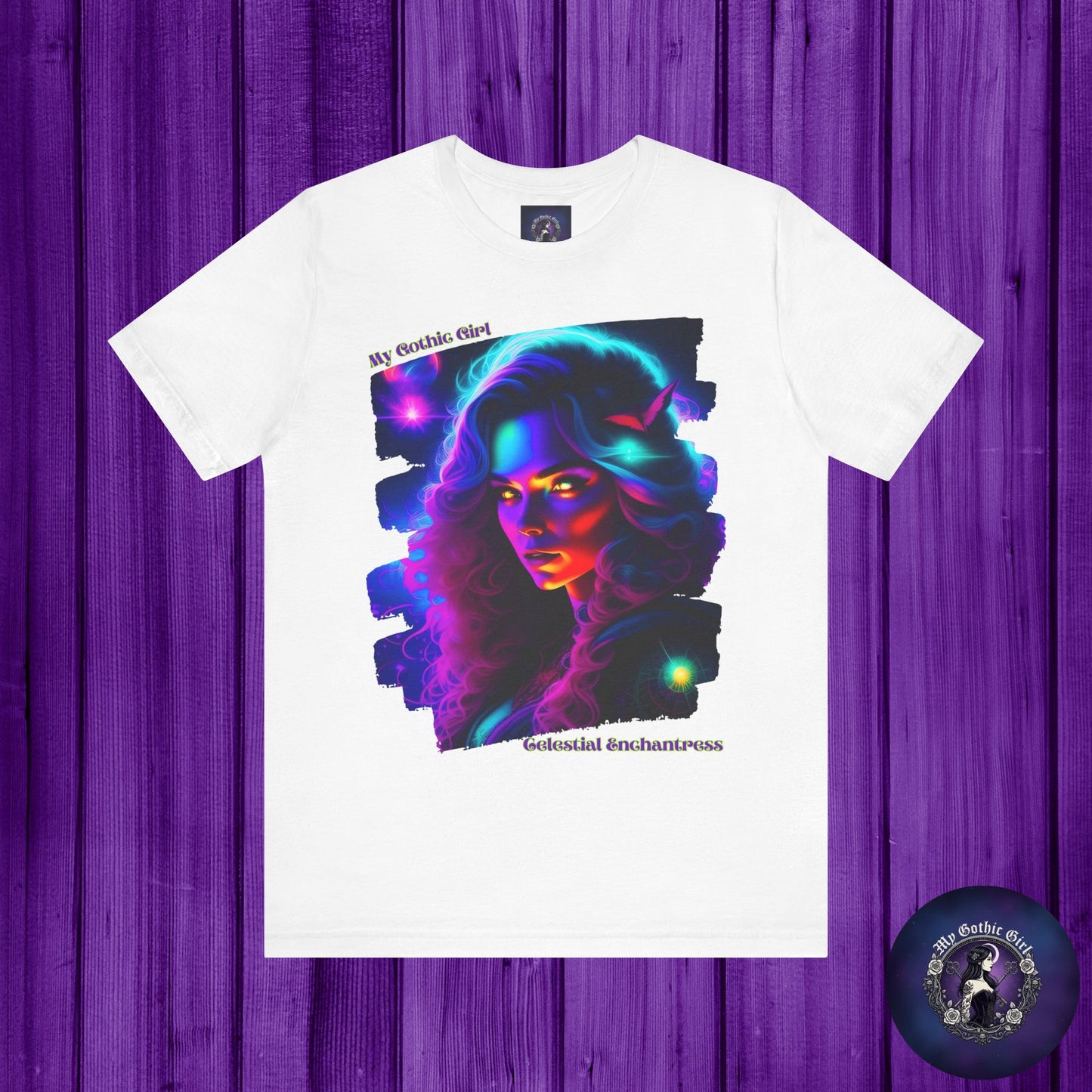 Celestial Enchantress Poetic Goth Graphic Tee – My Gothic Girl