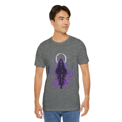 “Celestial Enchantress”  Gothic Graphic T-Shirt – Alt Aesthetic Poetic Goth Street-wear