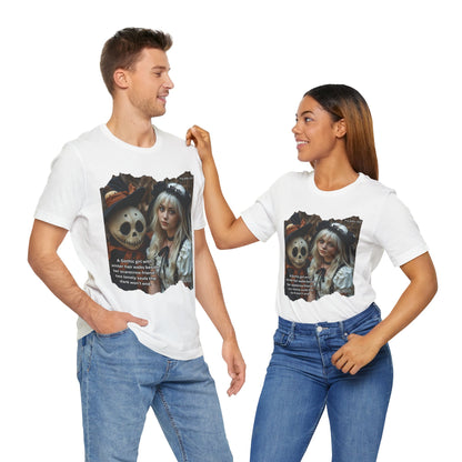 My Gothic Girl T-Shirt "Scarecrow Friend" – Whimsy Goth Streetwear, Dark Poetry Fashion, Alt Aesthetic Apparel