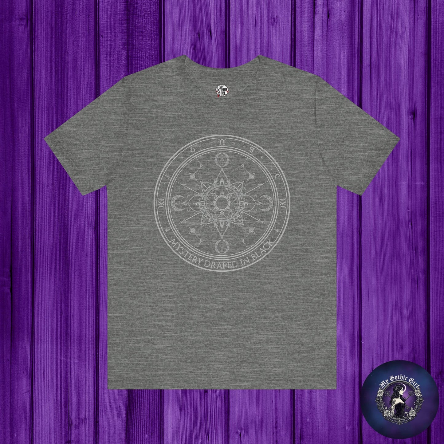 Copy of “Midnight Toy-maker's Creation” —hand-stitched Gothic doll Graphic T-Shirt – Alt Aesthetic Poetic Goth Street-wear
