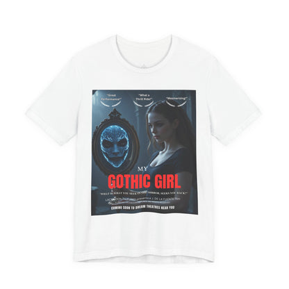 My Gothic Girl "Movie Poster" Graphic Tee – Gothic Streetwear, Whimsy Goth, Dark Poetry Alt Fashion