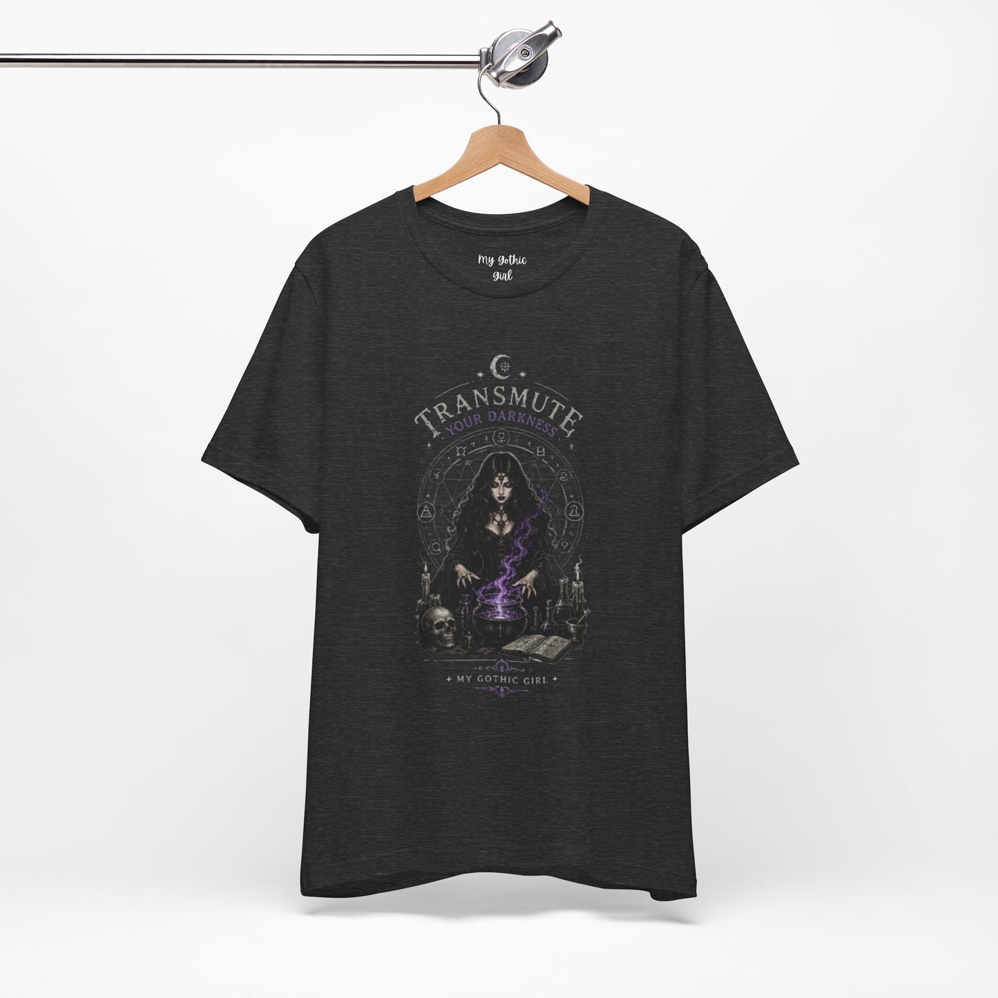 Transmute Your Darkness Alchemist Arts Tee — Witchy Occult Graphic T-Shirt