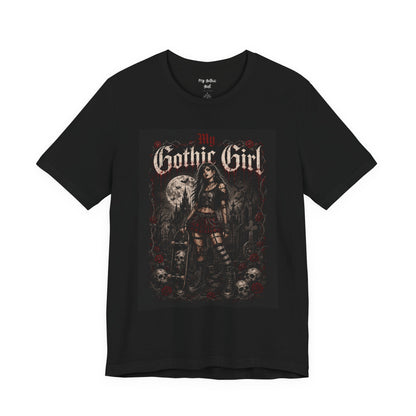 My Gothic Girl - Skater Girl Short Sleeve T Shirt