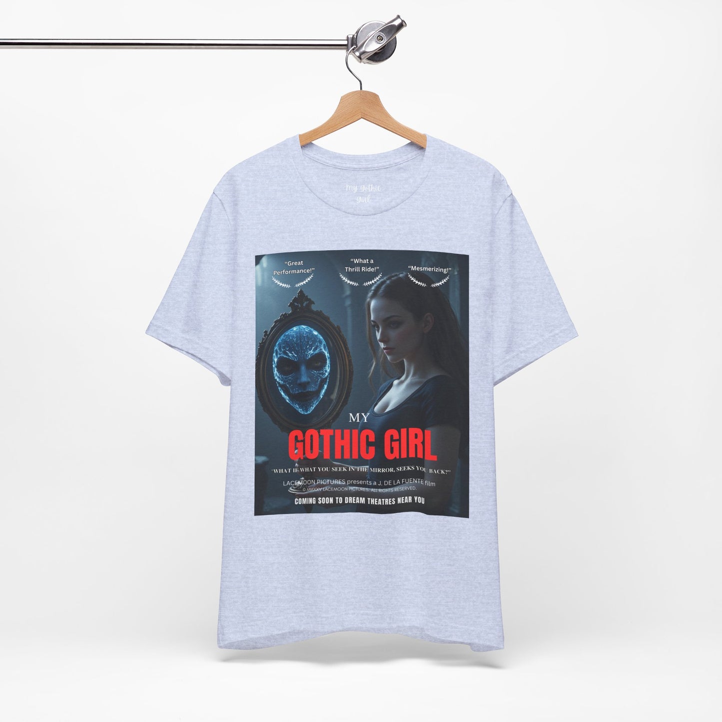 My Gothic Girl "Movie Poster" Graphic Tee – Gothic Streetwear, Whimsy Goth, Dark Poetry Alt Fashion