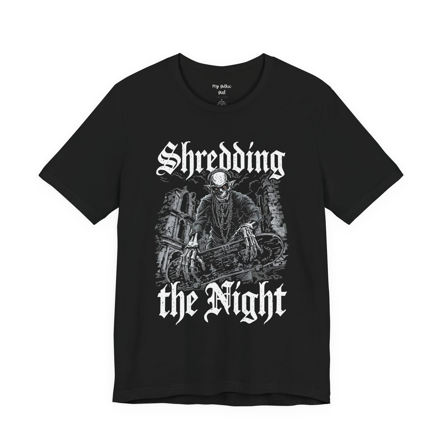 "Shredding The Night" Street Skater T Shirt