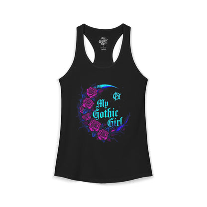 My Gothic Girl Celestial Lunar Garden Gothic Racerback Tee