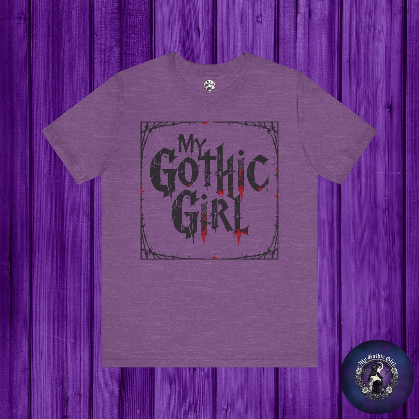 My Gothic Girl Graphic Poetic Goth Graphic Tee – My Gothic Girl