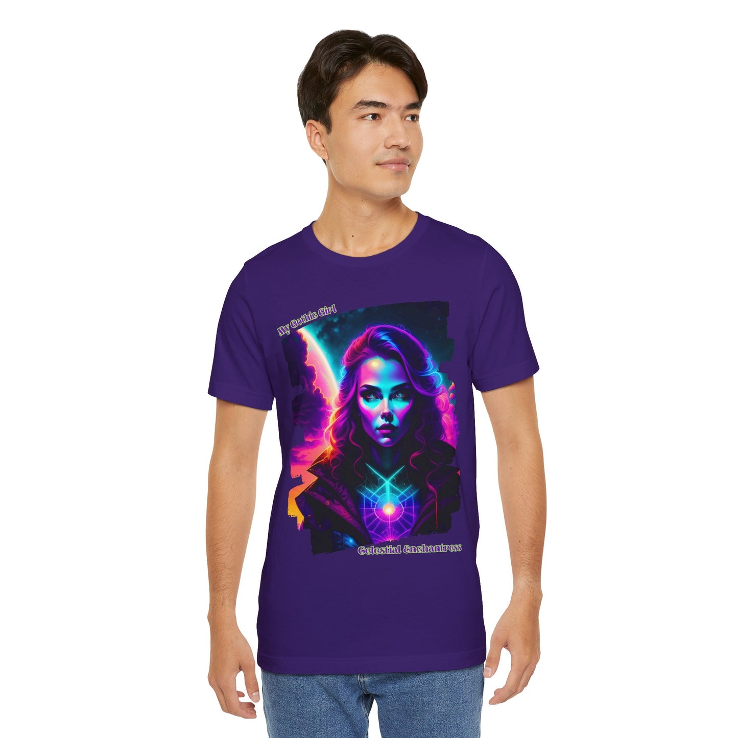 Celestial Enchantress Poetic Goth Graphic Tee – My Gothic Girl