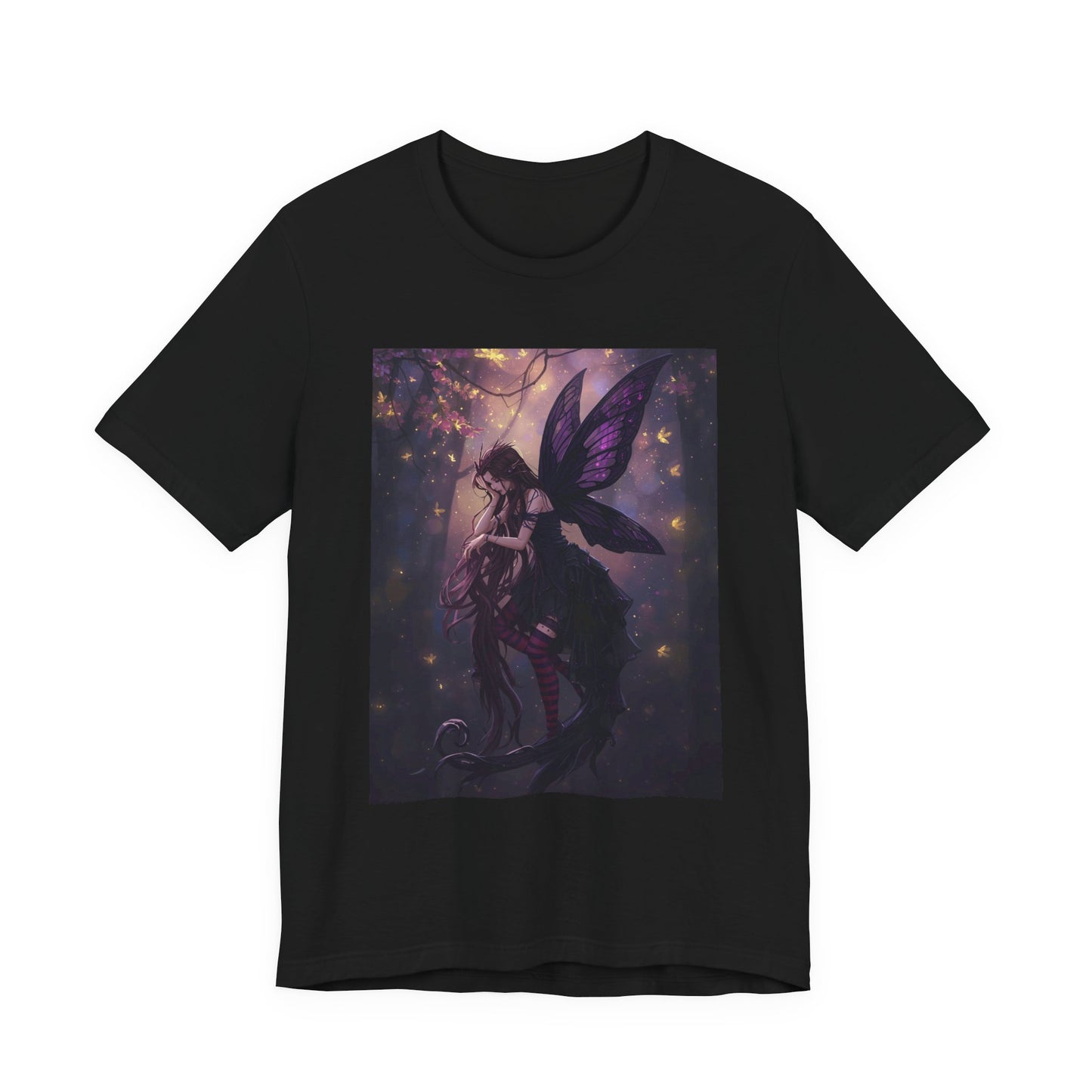 My Gothic Girl "Gothic Fairy" Graphic T-Shirt Unisex Gothic Dark Fashion Casual Wear
