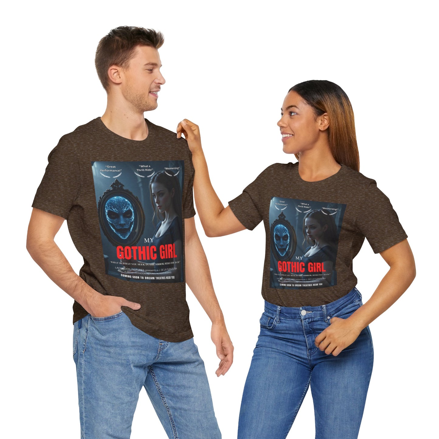 My Gothic Girl "Movie Poster" Graphic Tee – Gothic Streetwear, Whimsy Goth, Dark Poetry Alt Fashion