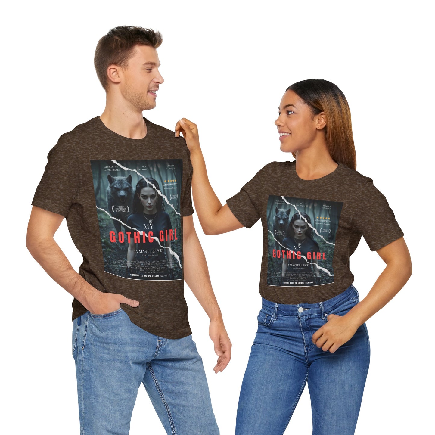 My Gothic Girl T-Shirt "Movie Poster" – Whimsy Goth Streetwear, Dark Poetry Fashion, Alt Aesthetic Apparel