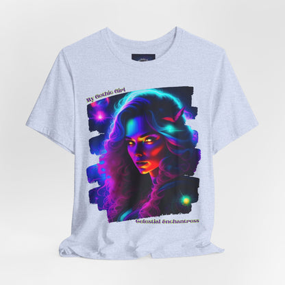 Celestial Enchantress Poetic Goth Graphic Tee – My Gothic Girl