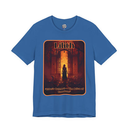 “Lilith  —  Eden’s Outcast, The Price of Freedom.” Graphic T-Shirt – Alt Aesthetic Poetic Goth Street-wear