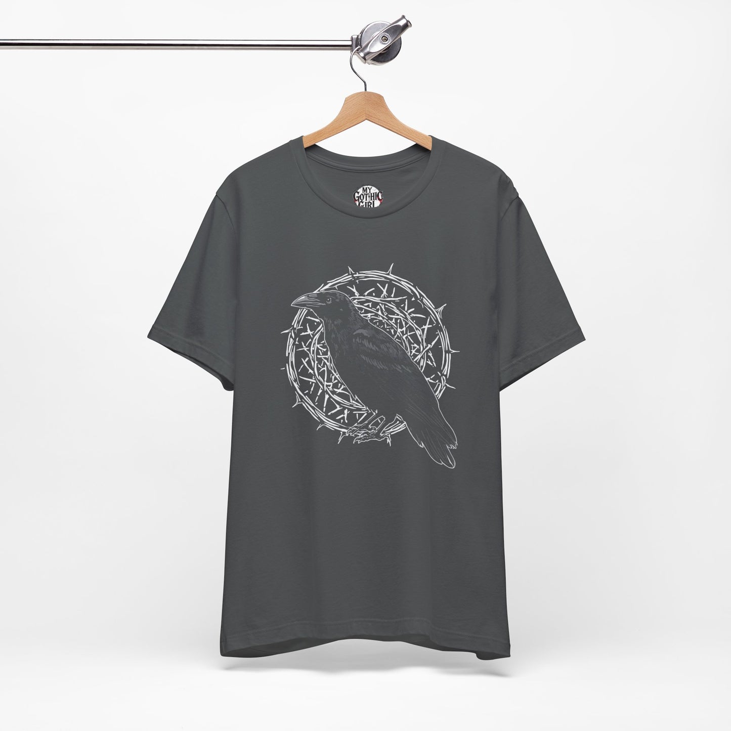 Thorn & Raven Gothic Graphic T-Shirt – Alt Aesthetic Poetic Goth Streetwear