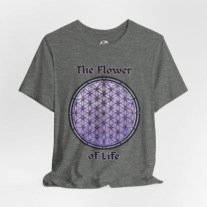 "The Flower of Life"  Gothic Graphic T-Shirt – Alt Aesthetic Poetic Goth Street-wear