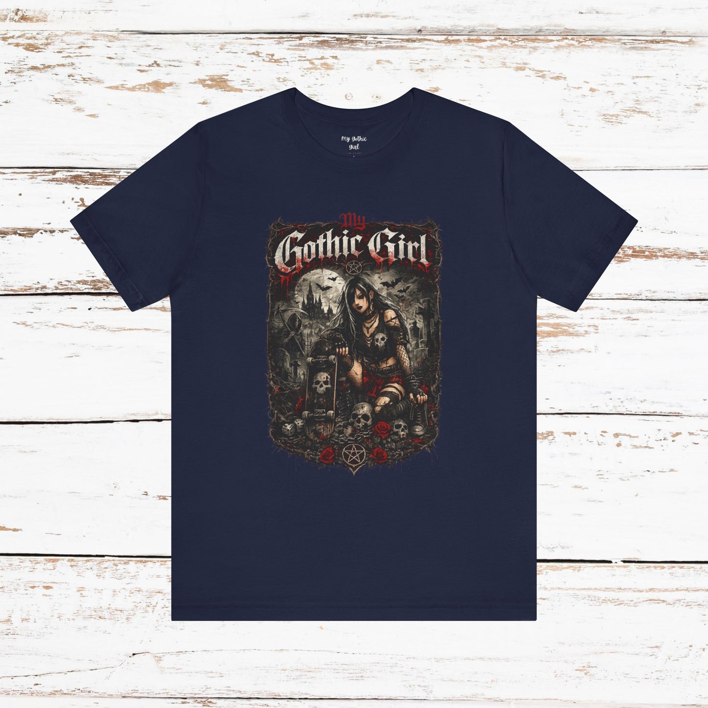 My Gothic Girl - Skater Girl Short Sleeve T Shirt