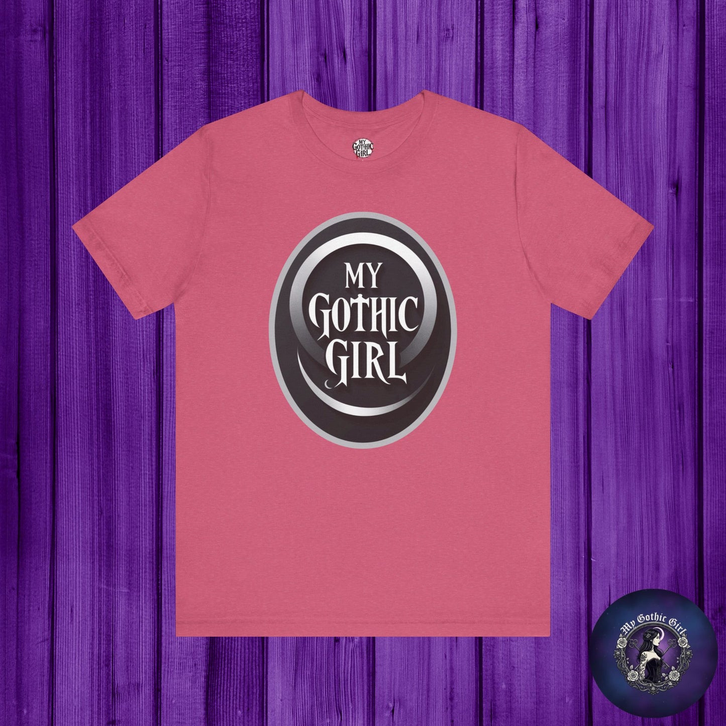 My Gothic Girl Poetic Goth Graphic Tee – Dark Alt Aesthetic Streetwear Fashion