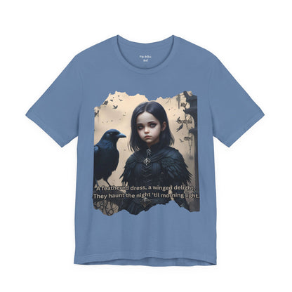 My Gothic Girl T-Shirt "Black Raven"  Whimsy Goth, Goth Fashion, Poetic Gothic Street Wear