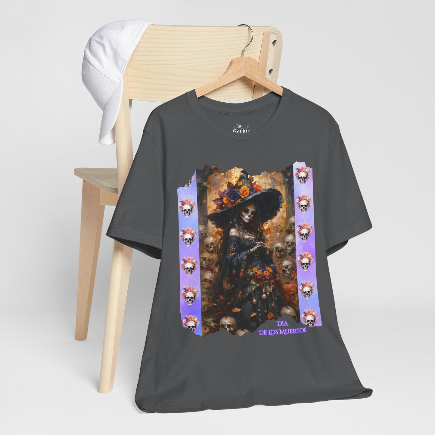 My Gothic Girl Dia De Los Muertos Graphic Tee – Gothic Streetwear, Whimsy Goth, Dark Poetry Alt Fashion