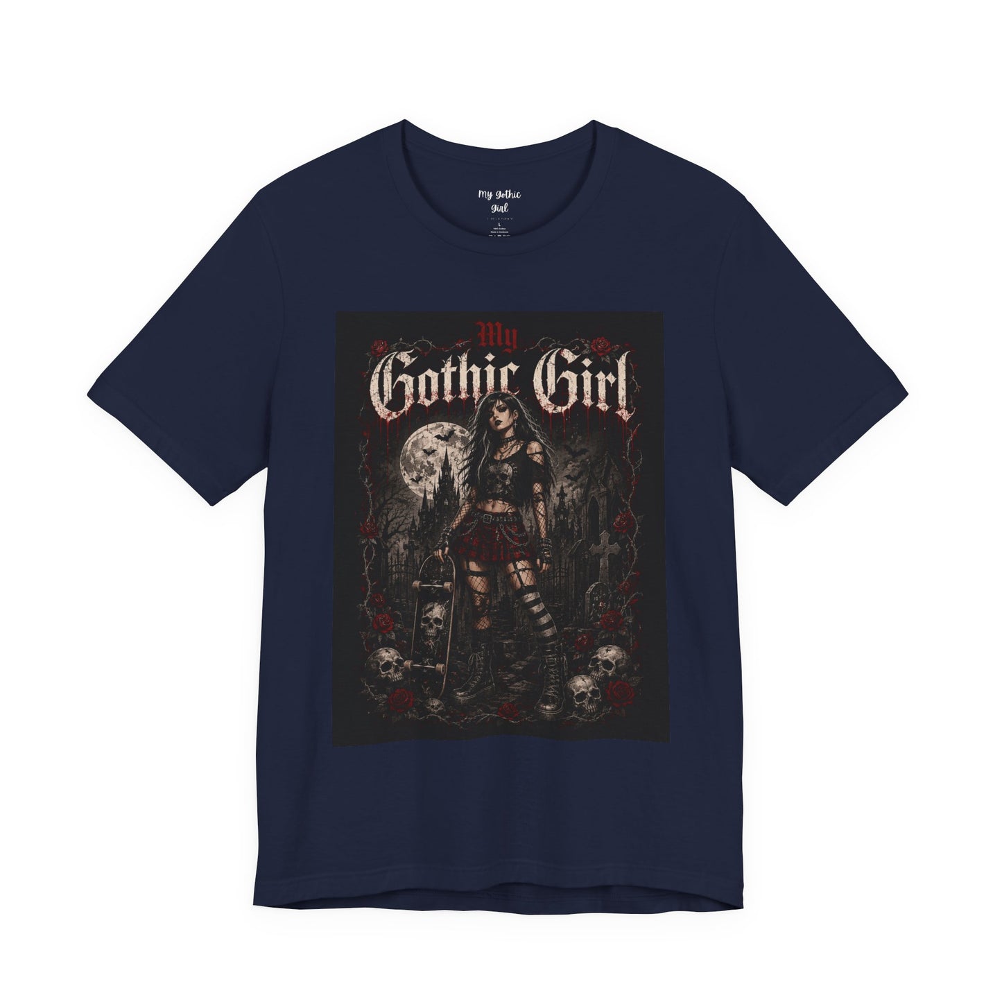 My Gothic Girl - Skater Girl Short Sleeve T Shirt