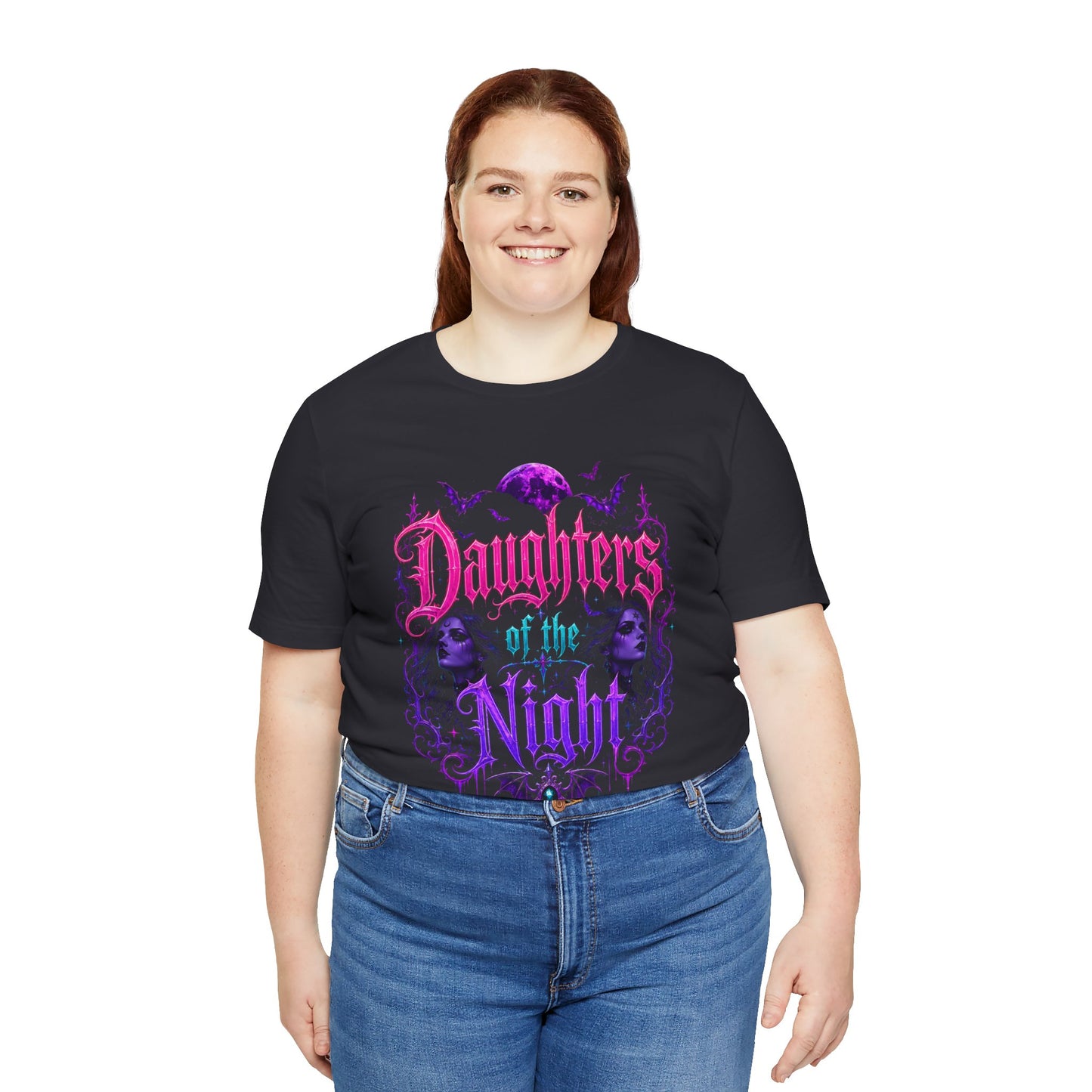 Daughters of the Night Tee — Gothic Vampire Moon Graphic T-Shirt