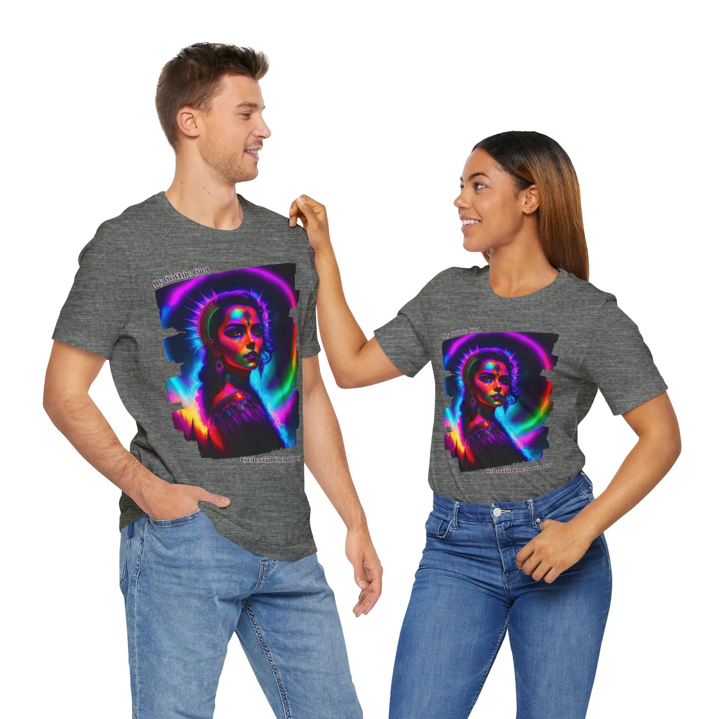 Celestial Enchantress Poetic Goth Graphic Tee – My Gothic Girl