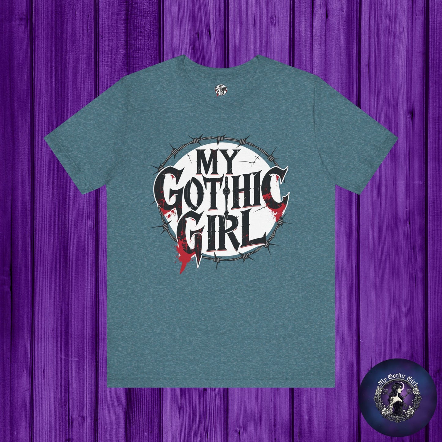 My Gothic Girl Graphic Poetic Goth Graphic Tee – My Gothic Girl