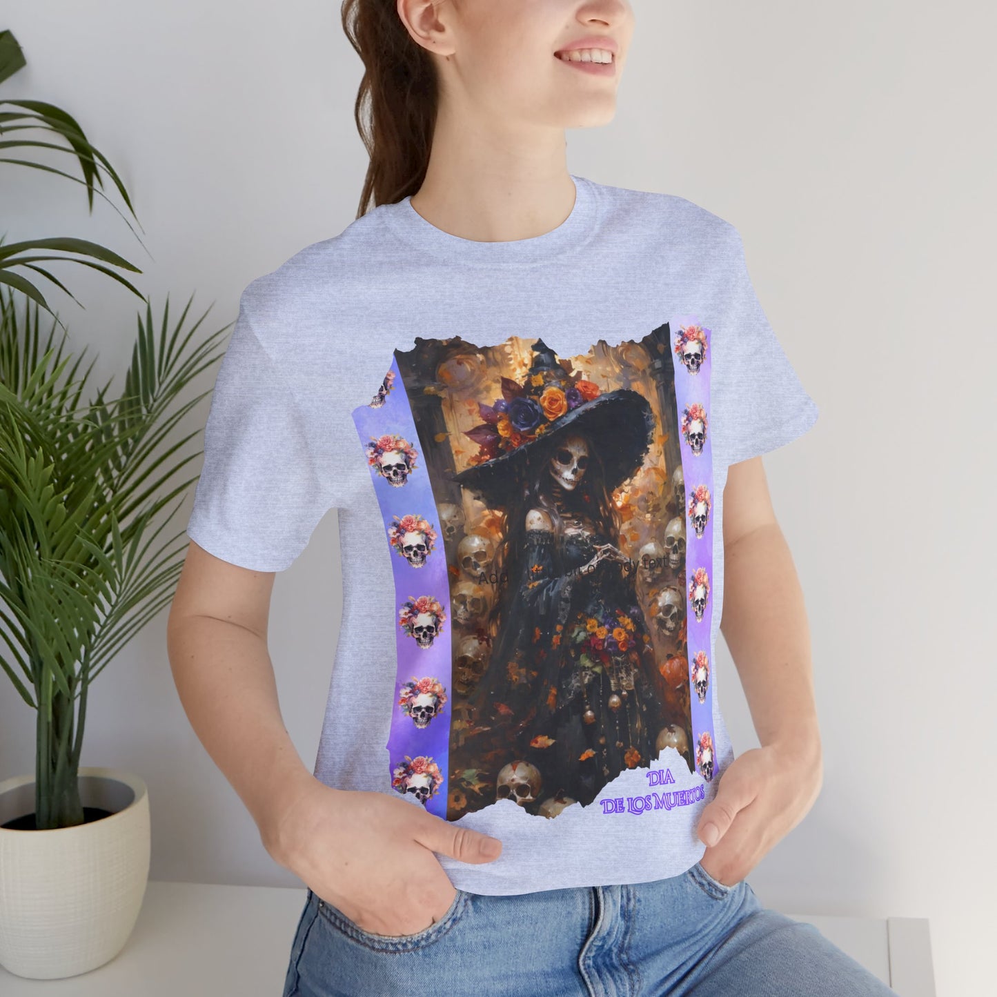 My Gothic Girl Dia De Los Muertos Graphic Tee – Gothic Streetwear, Whimsy Goth, Dark Poetry Alt Fashion