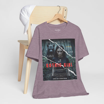 My Gothic Girl T-Shirt "Movie Poster" – Whimsy Goth Streetwear, Dark Poetry Fashion, Alt Aesthetic Apparel