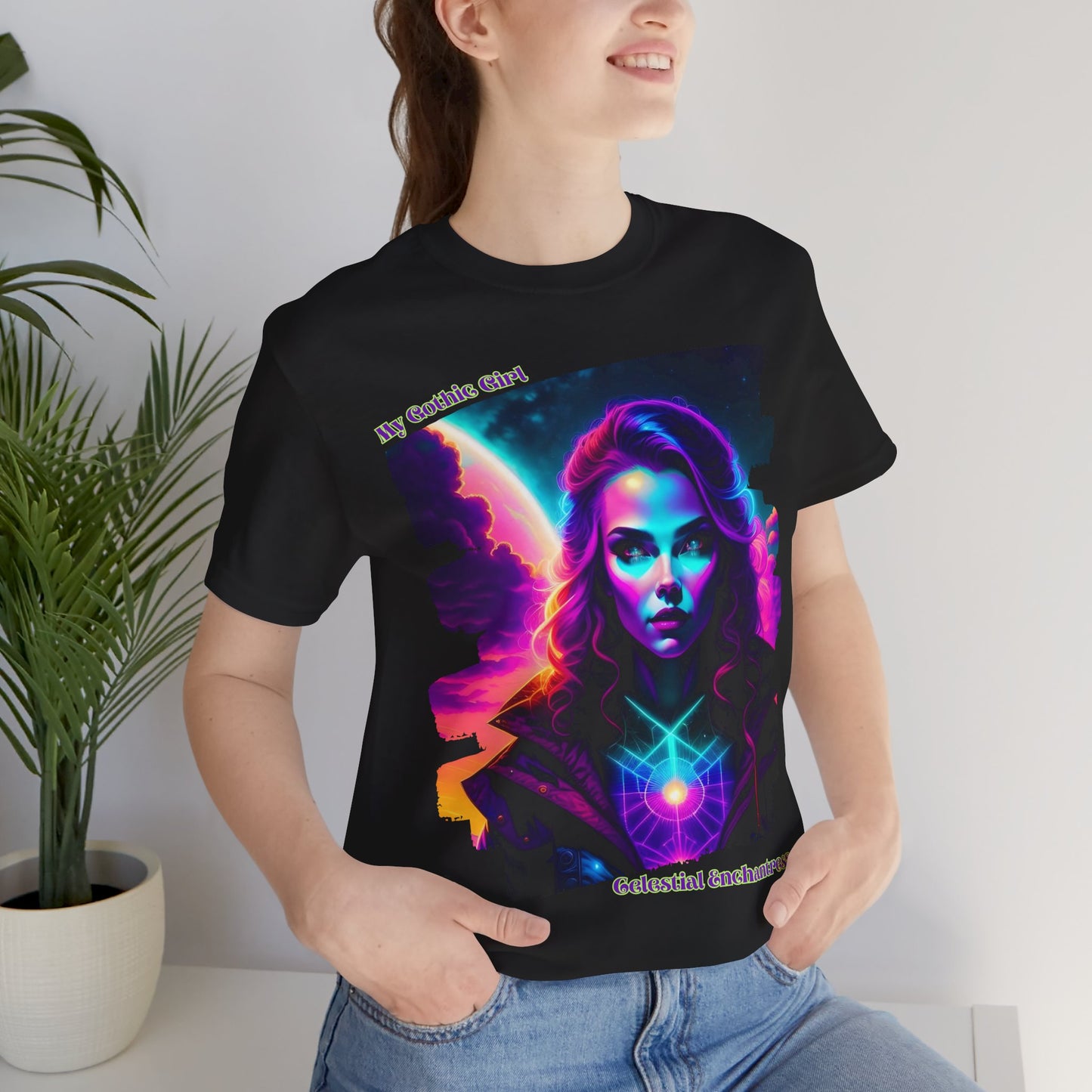 Celestial Enchantress Poetic Goth Graphic Tee – My Gothic Girl