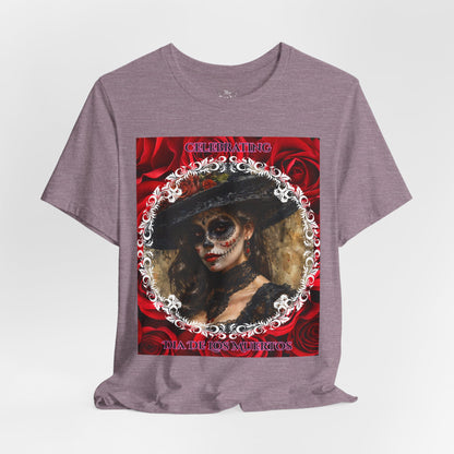 My Gothic Girl Dia De Los Muertos Graphic Tee – Gothic Streetwear, Whimsy Goth, Dark Poetry Alt Fashion