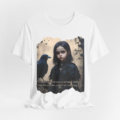 My Gothic Girl T-Shirt "Black Raven"  Whimsy Goth, Goth Fashion, Poetic Gothic Street Wear