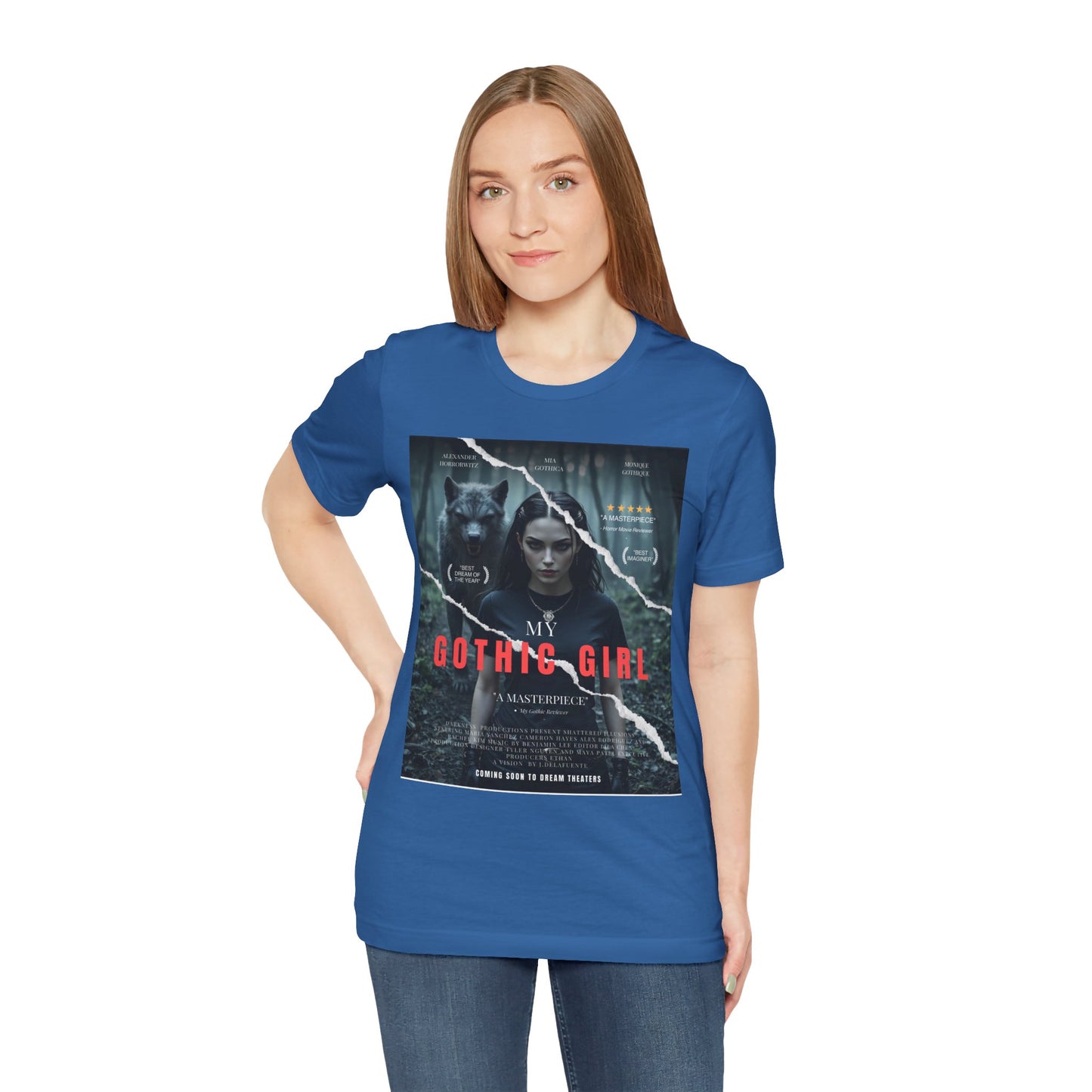 My Gothic Girl T-Shirt "Movie Poster" – Whimsy Goth Streetwear, Dark Poetry Fashion, Alt Aesthetic Apparel