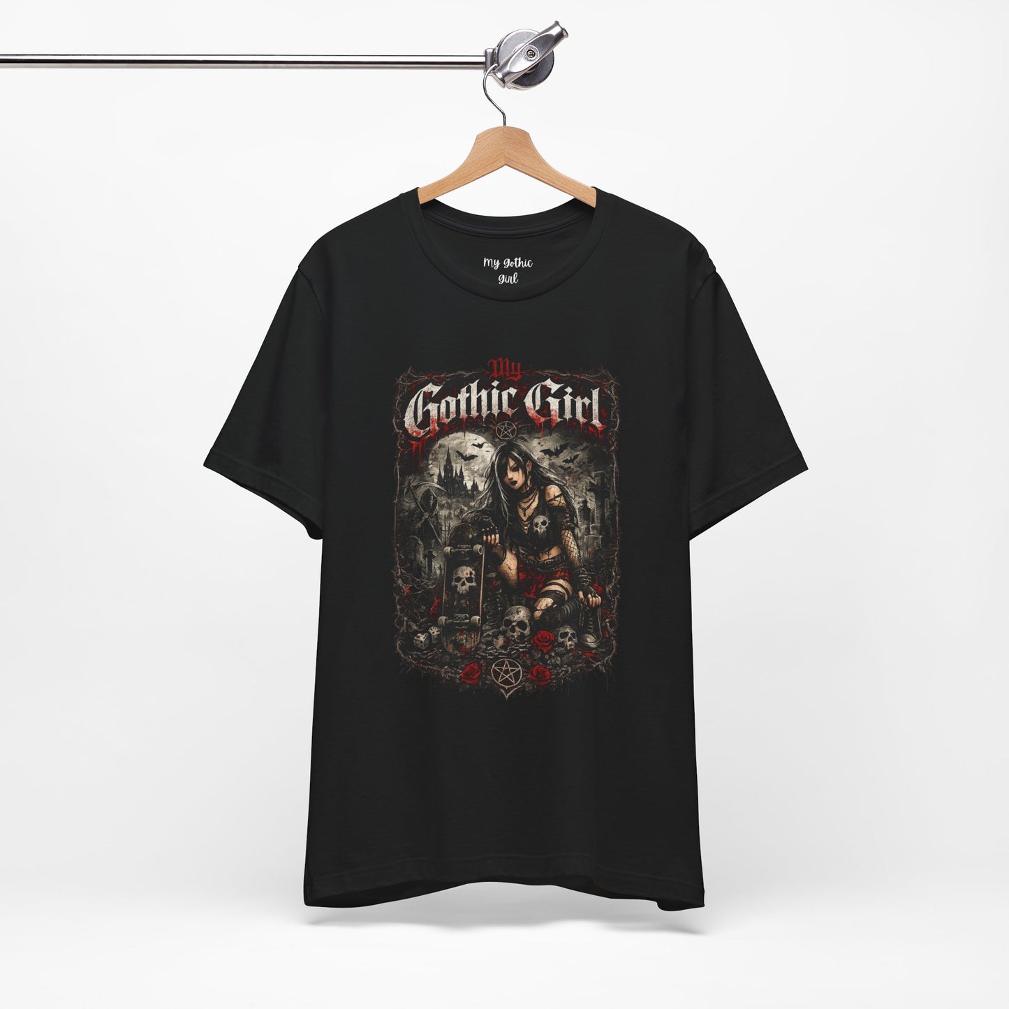 My Gothic Girl - Skater Girl Short Sleeve T Shirt