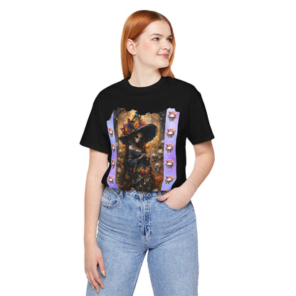 My Gothic Girl Dia De Los Muertos Graphic Tee – Gothic Streetwear, Whimsy Goth, Dark Poetry Alt Fashion