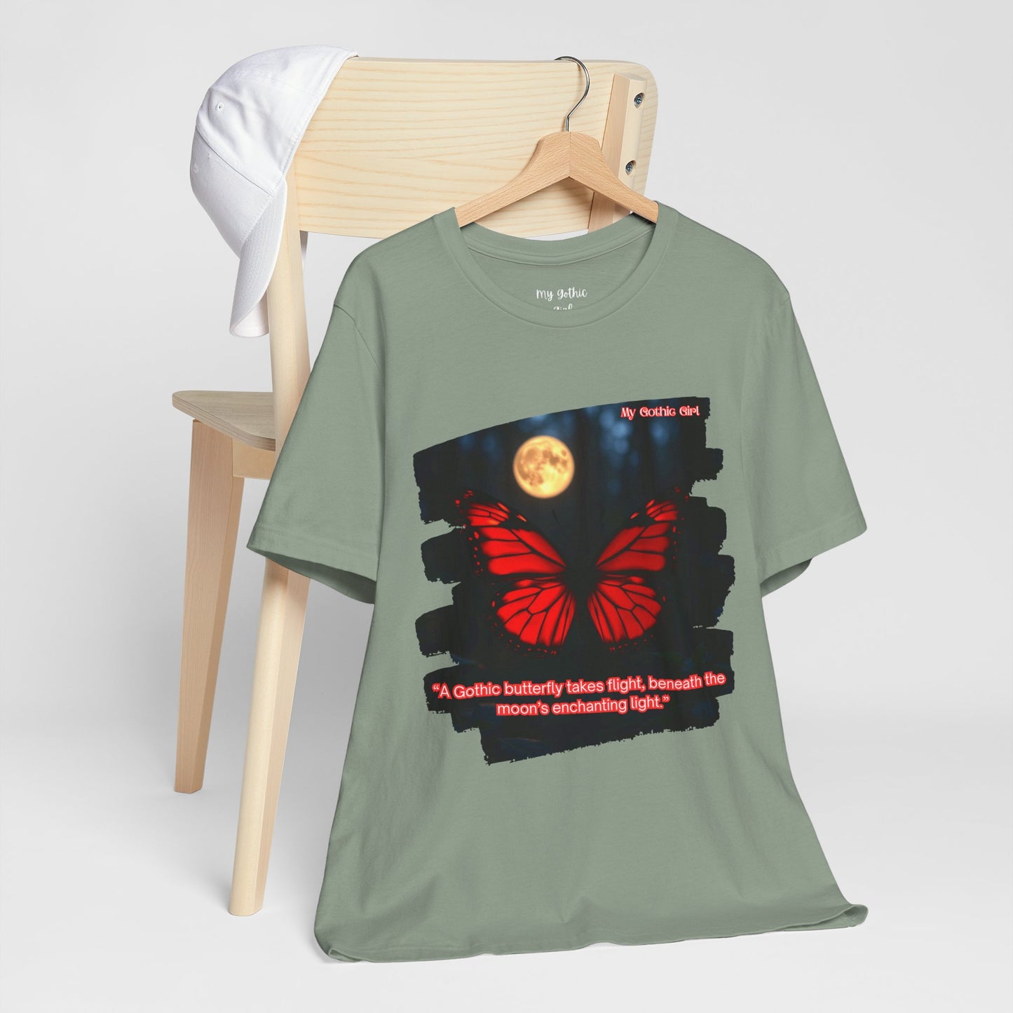 My Gothic Girl Graphic Tee – Whimsy Goth Streetwear, Dark Poetry Fashion, Alt Aesthetic Apparel