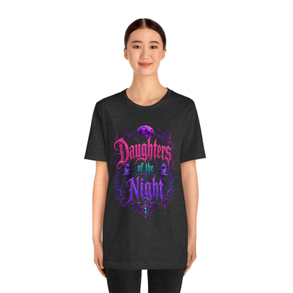 Daughters of the Night Tee — Gothic Vampire Moon Graphic T-Shirt
