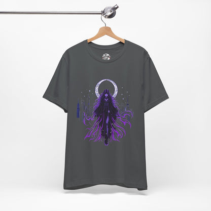 “Celestial Enchantress”  Gothic Graphic T-Shirt – Alt Aesthetic Poetic Goth Street-wear