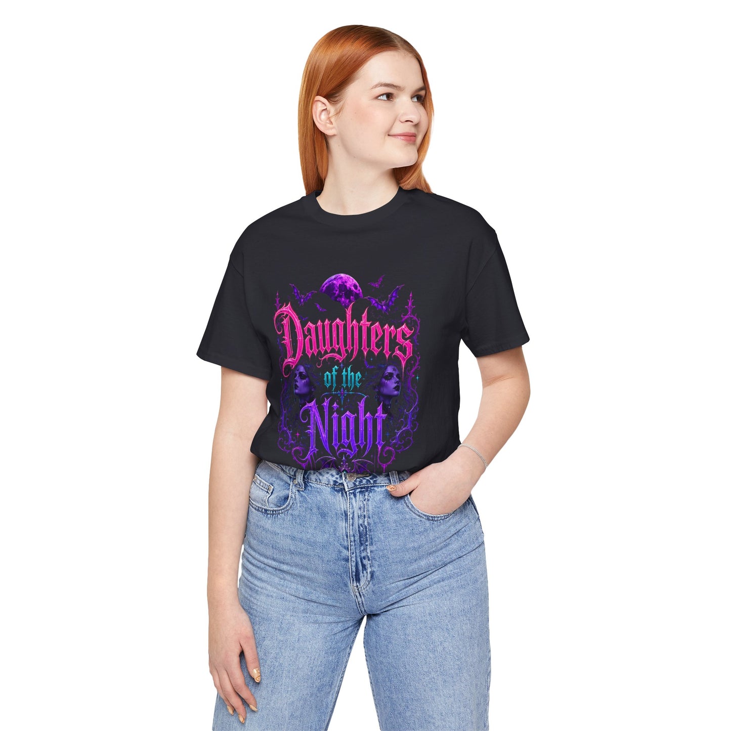 Daughters of the Night Tee — Gothic Vampire Moon Graphic T-Shirt