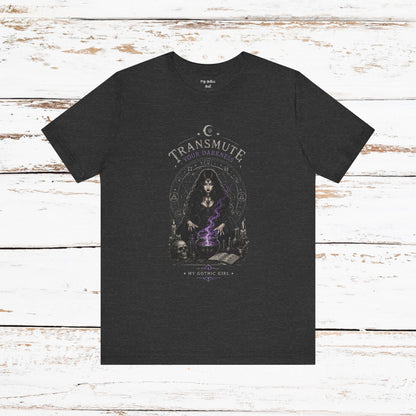 Transmute Your Darkness Alchemist Arts Tee — Witchy Occult Graphic T-Shirt
